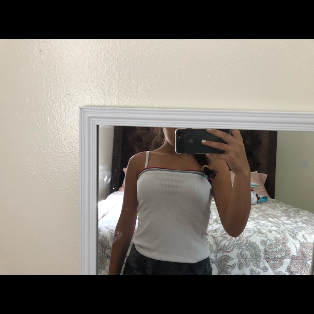 Strapless top